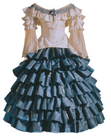 Costume for Chiarina in the ballet Carnaval