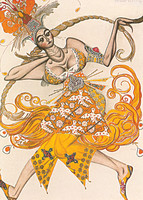 Costume for the Firebird in the ballet The Firebird