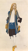 Design for the costume of Aladdin in the ballet The Sleeping Beauty
