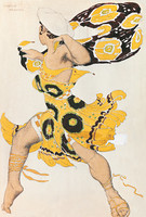 Design for the costume of a young shepherd in the ballet Narcisse