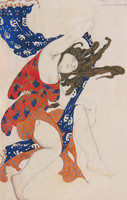 Design for the costume of the First Bacchante in the ballet Narcisse