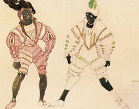 Design for the costume of two Negroes in the ballet La Légende de Josep