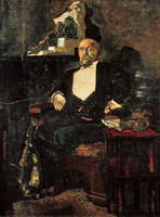 Mikhail Vrubel, Portrait of Savva Mamontov