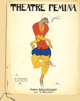 Poster for the ballet L'Adoration,by Igor Stravinsky