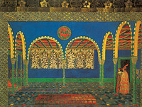 Set design for Act I of the ballet The Martyrdom of St Sebastian