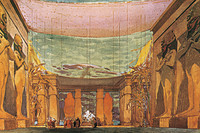 Set design for the ballet Cléopâtre by Anton Arenski