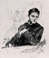 Valentin Serov, Portrait of Dimitri Filosofov