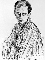 Valentin Serov, Portrait of Mikhail Fokine