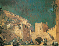 Valentin Serov, The siege of Bethulia, Set design for A.Serov opera, Judith