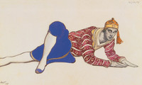 Variation of a costume design for Vaslav Nijinsky in the ballet Les Orientales