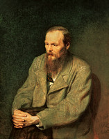 Vassili Perov, Portrait of writer Fiodor Dostoïevski