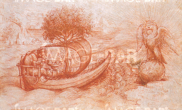 Allégorie du loup et de l'aigle - Leonardo-Da-Vinci ...