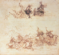 Cavalry Fight, Study for the Battle of Anghiari