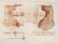 Double manuscript page on The Sforza Monument