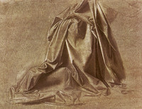 Drapery for a Kneeling Figure