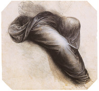 Drapery Study for the Madonna