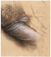 Drapery Study for the Virgin