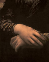 Mona Lisa (La Gioconda) (detail)