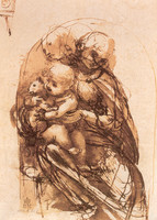 Study for the Madonna and the Child with a Cat