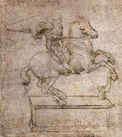 Study for The Sforza Equestrian Monument