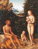 The Faun and his Family with a slain Lion