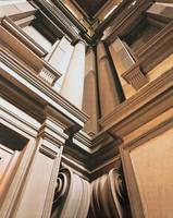 Detail of the vestibule wall