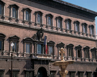 Façade of the Palazzo Farnese