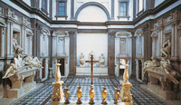 Interior of the Medici Chapel