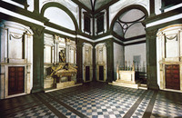 Interior of the Medici Chapel