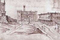 Italian School, View of the Capitol before Michelangelo's changes