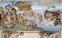 The Deluge (The Flood), second panel of the archway