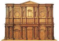 Wooden model for the façade of the Basilica of San Lorenzo