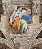 The Eritrean Sibyl, edges of the ceiling