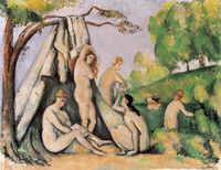 Bathers in Front of a Tent