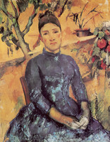 Madame Cézanne in the Greenhouse