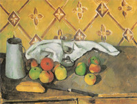 Pitcher, Fruits and Tablecloth