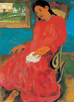 Faaturama (Woman with a Red Dress)