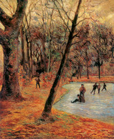 Ice Skaters in the Frederiksberg Park