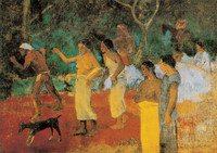 Scene from Tahitian Life