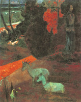 Tarari maruru (Landscape with Two Goats)