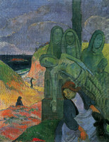 The Breton Calvary (The Green Christ)