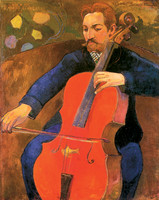 The Cellist (Portrait of Upaupa Schneklud)