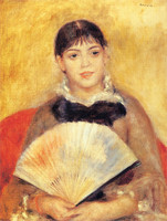 Girl with a Fan