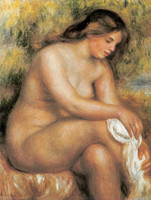 The Bather Drying her Leg