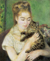 Woman with a Cat