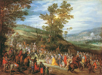 Jan Bruegel d.Ä., Kreuztragung Christi