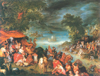 Jan Brueghel el Viejo, El Diluvio Universal con el Arca de Noé