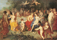 Jan I Brueghel l’Ancien et Hendrick Van Balen, Les Noces de Bacchus et Ariane