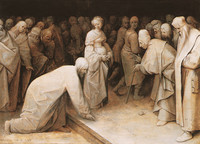 Pieter Bruegel d.Ä., Christus und die Ehebrecherin