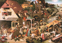 Pieter Bruegel el Viejo, Los proverbios flamencos o El mundo del revés